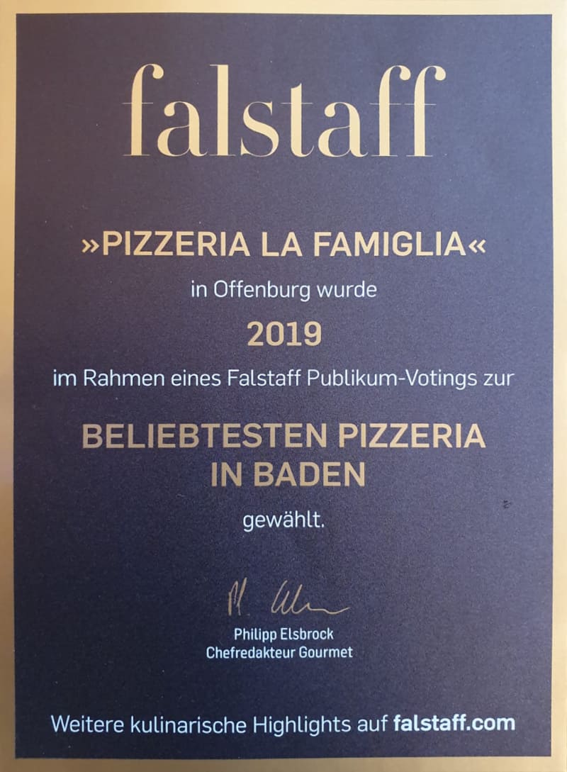 beste pizzeria Offenburg beste pizzeria in Baden - fallstaff